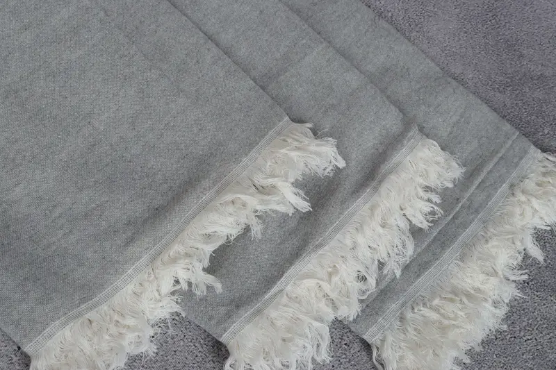 Hammam towel, Pool Towels, Thin towel, Fringed Turkish towel for poolside, Personalized Towel, Memorial Gift, 70x40 Cotton Floral Design Towel - 6
