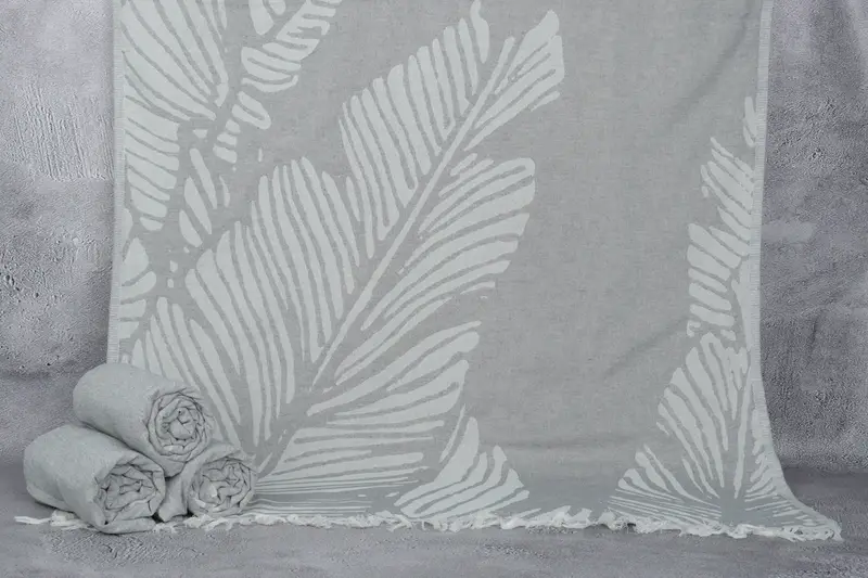 Hammam towel, Pool Towels, Thin towel, Fringed Turkish towel for poolside, Personalized Towel, Memorial Gift, 70x40 Cotton Floral Design Towel - 1