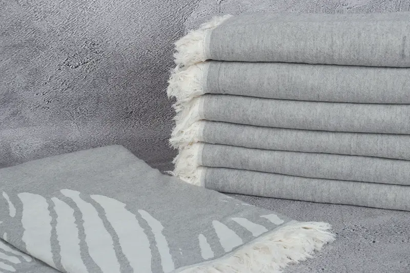 Hammam towel, Pool Towels, Thin towel, Fringed Turkish towel for poolside, Personalized Towel, Memorial Gift, 70x40 Cotton Floral Design Towel - 3