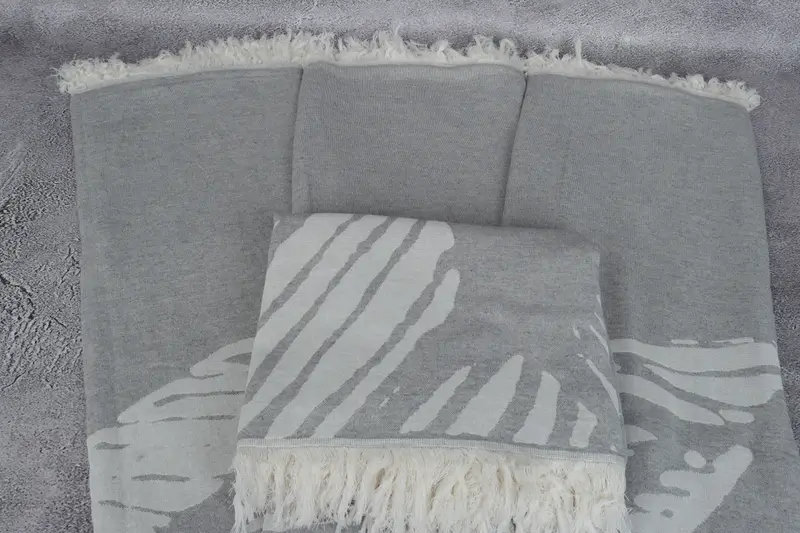 Hammam towel, Pool Towels, Thin towel, Fringed Turkish towel for poolside, Personalized Towel, Memorial Gift, 70x40 Cotton Floral Design Towel - 5