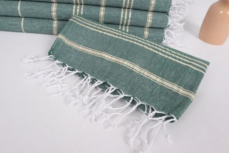 Xmas Gifts, Guest Towel, Personalized Dish Towel, Bachelor Towel, 40x24 Cotton Striped Towel, Turkish Hand Towel, Halloween Gifts, Turkish Tea Towel - 4