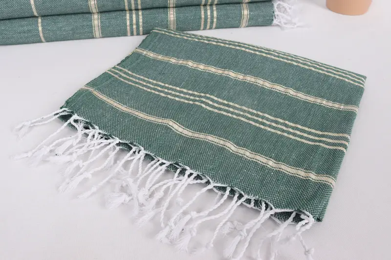 Xmas Gifts, Guest Towel, Personalized Dish Towel, Bachelor Towel, 40x24 Cotton Striped Towel, Turkish Hand Towel, Halloween Gifts, Turkish Tea Towel - 5