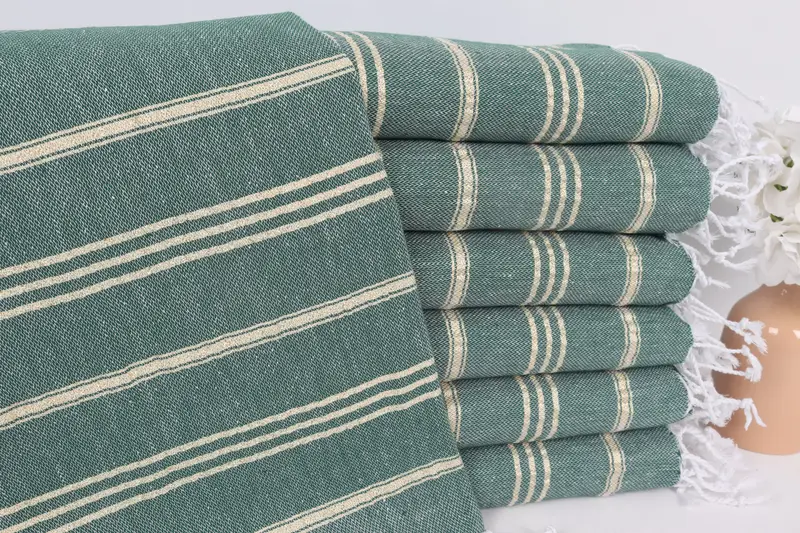 Xmas Gifts, Guest Towel, Personalized Dish Towel, Bachelor Towel, 40x24 Cotton Striped Towel, Turkish Hand Towel, Halloween Gifts, Turkish Tea Towel - 1