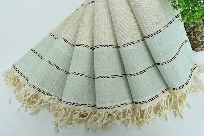 Spa Towel, Bathroom Towels, Monogram Hand Towel, Towel With Name, Boyfriend Christmas Gift, Turkish Tea Towel, 40x20 Linen Striped Towel, Gym Towel - 4