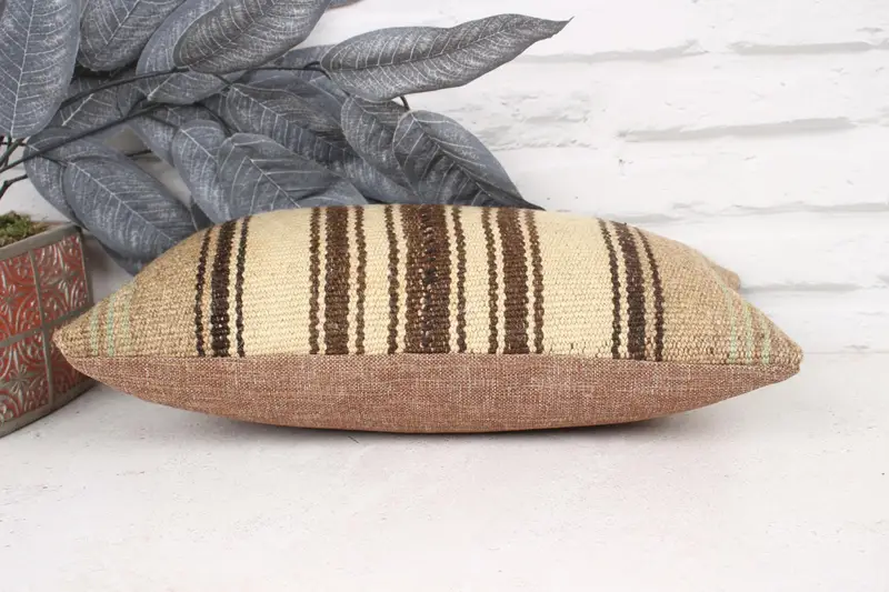 8x16 Beige Pillow, Pillow Cover, Gift Pillow, Floor Cushion Cover, Boho Pillow Sham Cover, Home Decor Pillow, Living Room Throw Cushion Case - 5