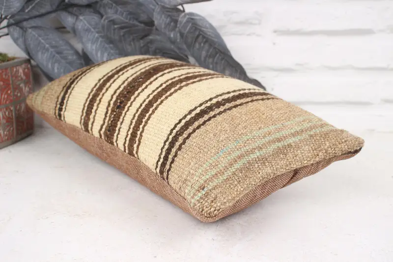 8x16 Beige Pillow, Pillow Cover, Gift Pillow, Floor Cushion Cover, Boho Pillow Sham Cover, Home Decor Pillow, Living Room Throw Cushion Case - 6