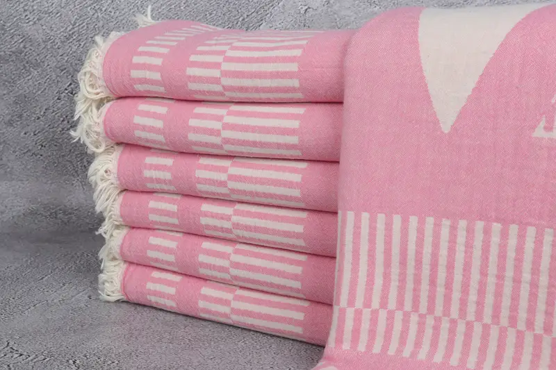 Bridal Shower Gift, 70x38 Cotton Fish Design Towel, Yoga Towel, Welcome Wedding Gift, Luxury Turkish Bath Towel, Monogram Turkish Towel, Thin towel - 2