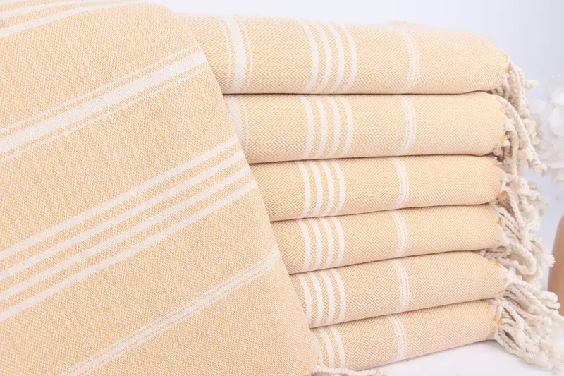 Gifts Mustard Cotton Towel Best Friend Gift, 40x71 Inches