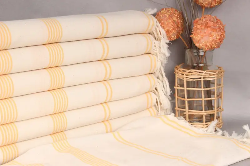 36x71 Inches Mustard Cotton Towel, Scarf Towel, Personalized Beach Towel