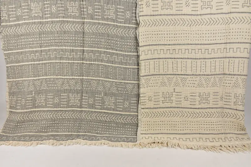92x80 Cotton Ethnic Design Towel, Turkish Cotton Throw Blanket, Throw Blankets for Couch, Bridesmaid Gifts, Woven Blanket, Throw Blanket Couch - 8