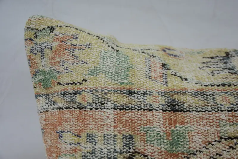 Pillow Sham, Vintage Throw Pillow, Gift Pillow, Ottoman Pillow, Pillow for Sofa, Antique Pillows, 32x32 Beige Pillow Sham - 2