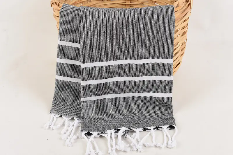 Best Wedding Gift, 40x18 Cotton Striped Towel, Boyfriend Christmas Gift, Personalized Kitchen Towel, Kitchen Towel, Wedding Gift, Travel Towel - 5