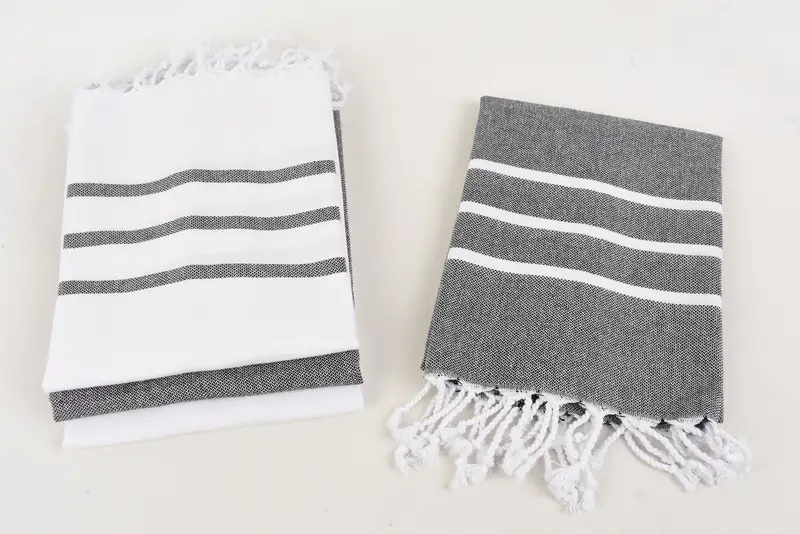 Best Wedding Gift, 40x18 Cotton Striped Towel, Boyfriend Christmas Gift, Personalized Kitchen Towel, Kitchen Towel, Wedding Gift, Travel Towel - 8