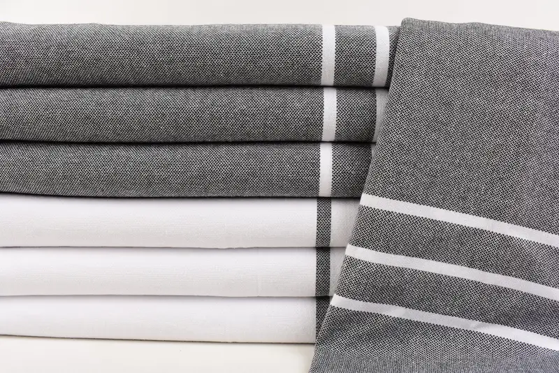 Best Wedding Gift, 40x18 Cotton Striped Towel, Boyfriend Christmas Gift, Personalized Kitchen Towel, Kitchen Towel, Wedding Gift, Travel Towel - 2