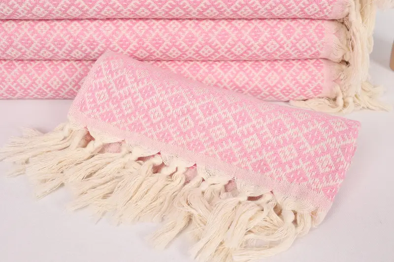 Turkish Towel Hand Towel, 36x20 Cotton Diamond Towel, Wedding Gift, Personalized Dish Towel, Girl Trip Party Favor, Bachelor Party Favors, Gym Towel - 4