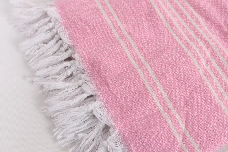 Custom Blanket, Bridal Shower Gift, Monogram Beach Blanket, Bridal Shower Favors, Woven Blanket, Turkish Bedspread, 96x70 Cotton Striped Towel - 7