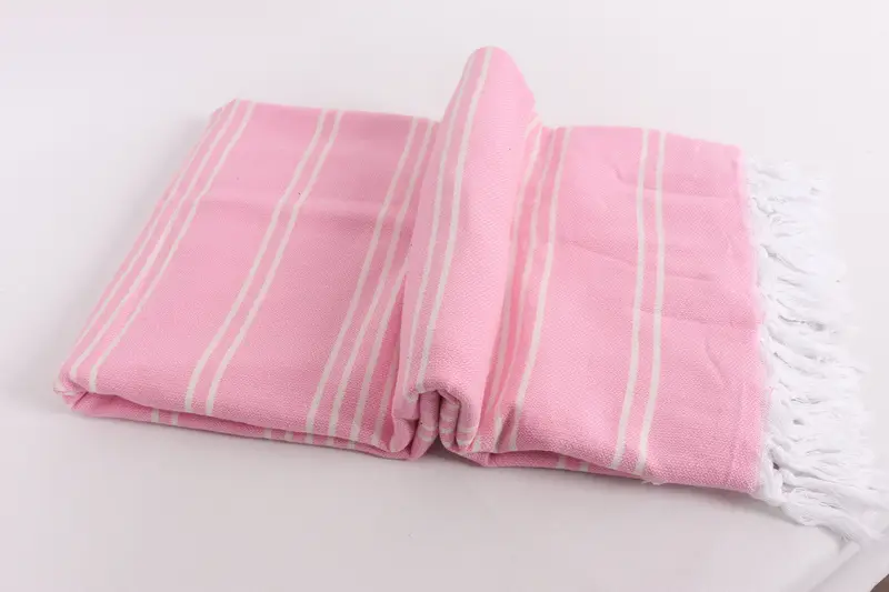 Custom Blanket, Bridal Shower Gift, Monogram Beach Blanket, Bridal Shower Favors, Woven Blanket, Turkish Bedspread, 96x70 Cotton Striped Towel - 6