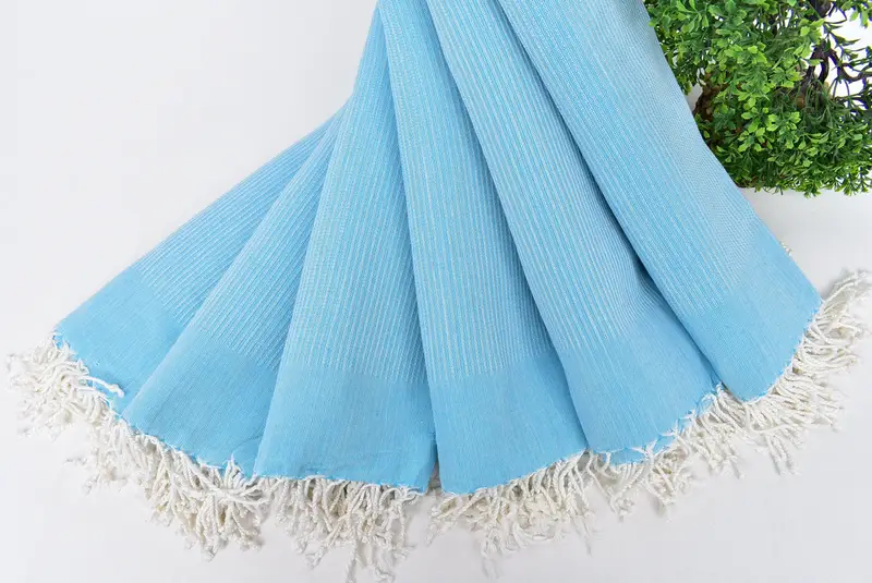 Absorbent towel, Peshtemal Towel, 70x38 Cotton Geometric Towel, Wedding Gift, Hammam Towel USA, Bridal Shower Gifts, Personalized Turkish Towel - 4