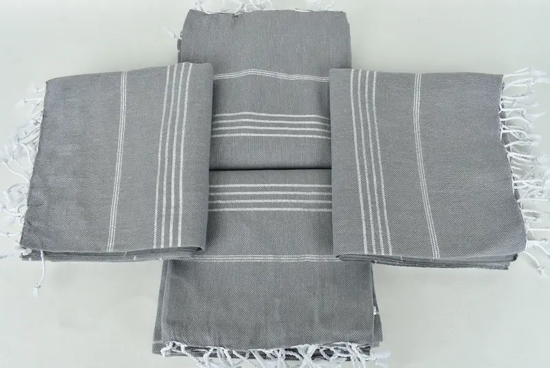 70x40 Cotton Striped Towel, Spa Towel, Handmade Gift, Best Friend Christmas Gift, Custom Bath Towel, Quick-Dry Beach Towel, Monogrammed Beach Towel - 6