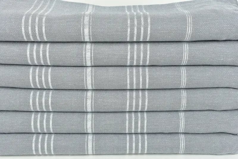70x40 Cotton Striped Towel, Spa Towel, Handmade Gift, Best Friend Christmas Gift, Custom Bath Towel, Quick-Dry Beach Towel, Monogrammed Beach Towel - 2