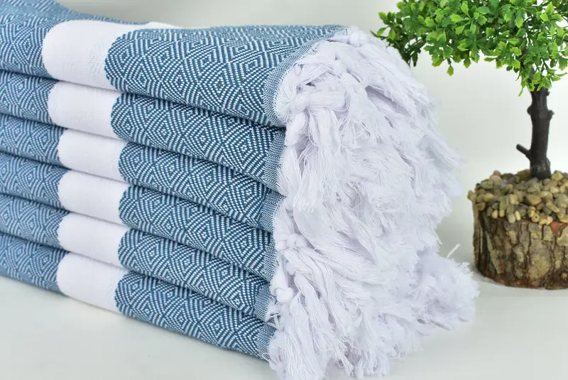 70x40 Cotton Diamond Towel, Personalized Towel Gift, Gym Towel, Best Beach Towel, Peshtemal, Home Decor Gifts, Bachelorette Party Gifts Bridesmaids - 3