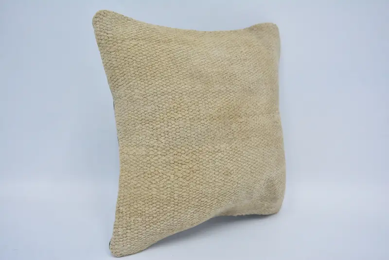 Geometric Embroidered Throw Pillow, 12x12 Inches Size Pillow - 3