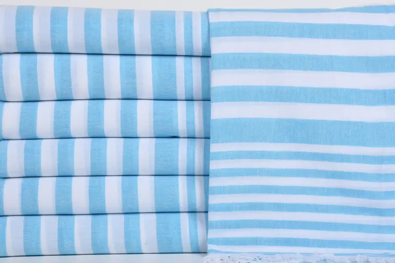 Custom Wedding Gift, 68x40 Cotton Striped Towel, Turkish Beach Towel Personalized, Bachelor Gifts, Guest Towel, Gift Boxes Towel, Lightweight towel - 1