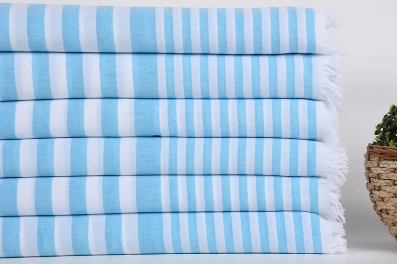 Custom Wedding Gift, 68x40 Cotton Striped Towel, Turkish Beach Towel Personalized, Bachelor Gifts, Guest Towel, Gift Boxes Towel, Lightweight towel - 2