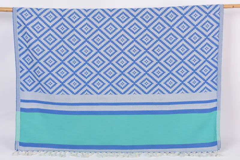 Baby -Jungen Geschenk, Sommertuch, Yoga -Handtuch, Urlaubstuch, 70x36 Baumwoll -Sonne -Designtuch, Geschenk für sie, personalisierte Geschenke, Hauswärmungsgeschenk - 1
