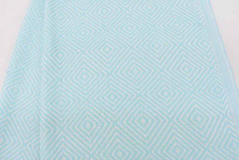 Monogram Hand Towel, Personalized Dish Towel, 28x20 Cotton Diamond Towel, Turkish Tea Towel, Travel Towel, Wedding Shower Gift, Guest Towel - 6