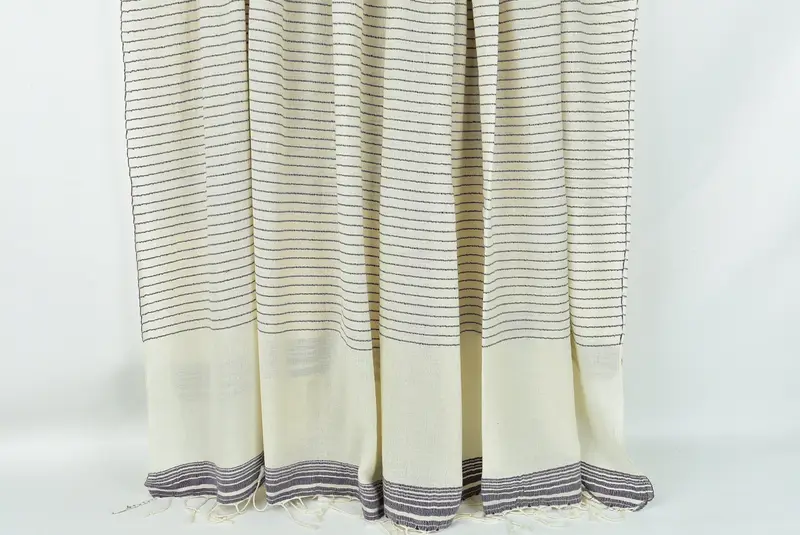 Fouta towel, Personalized Bridesmaid Gift, 68x36 Cotton Striped Towel, Valentines Day Gift For Him, Handmade Turkish Towel, Personalized Beach Towel - 8