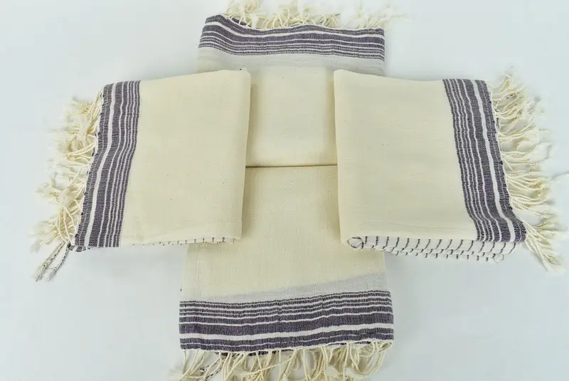 Fouta towel, Personalized Bridesmaid Gift, 68x36 Cotton Striped Towel, Valentines Day Gift For Him, Handmade Turkish Towel, Personalized Beach Towel - 6