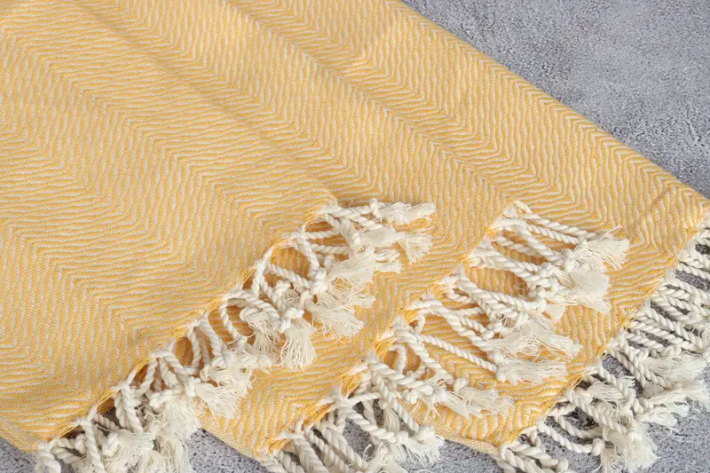 Monogram Kitchen Towel, Bridesmaid Gifts Personalized, Kitchen Towel, Embroidery Towel, 40x20 Cotton Chevron Towel, Xmas Gifts, Turkish Tea Towel - 5