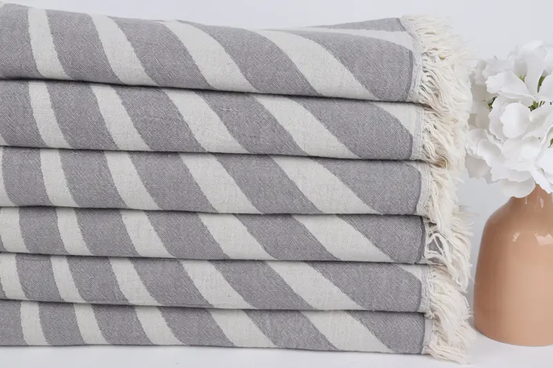 Beach Towel Gift, Anniversary Gift For Her, Wedding Hand Made Gift, Organic Turkish towel, 70x36 Cotton Sun Design Towel, Bachelorette Party Gifts - 4