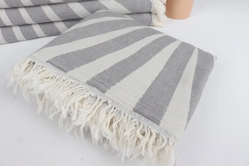 Beach Towel Gift, Anniversary Gift For Her, Wedding Hand Made Gift, Organic Turkish towel, 70x36 Cotton Sun Design Towel, Bachelorette Party Gifts - 6