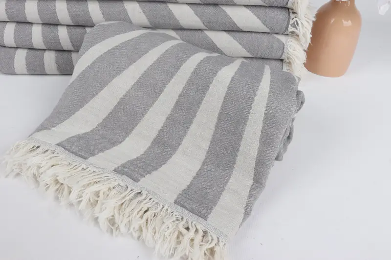Beach Towel Gift, Anniversary Gift For Her, Wedding Hand Made Gift, Organic Turkish towel, 70x36 Cotton Sun Design Towel, Bachelorette Party Gifts - 5