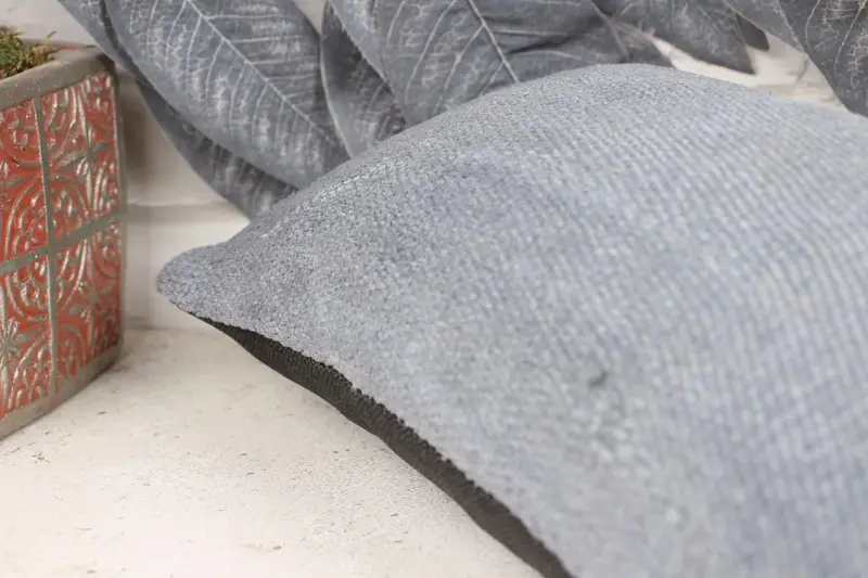Sofa Bolster Pillow Case, 8x16 Gray Cushion, Turkish Pillow, Cushion, Throw Kilim Pillow, Bohemian Cushion Cushion, Turkish Kilim Pillow - 7