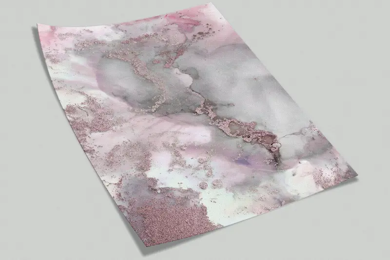 Bright Wall Paper, Pink And Gray Marble, Wall Paper Peel and Stick, Pink Wallpaper, 3d Wall Paper, Luxury Marble Wall Art, - 4