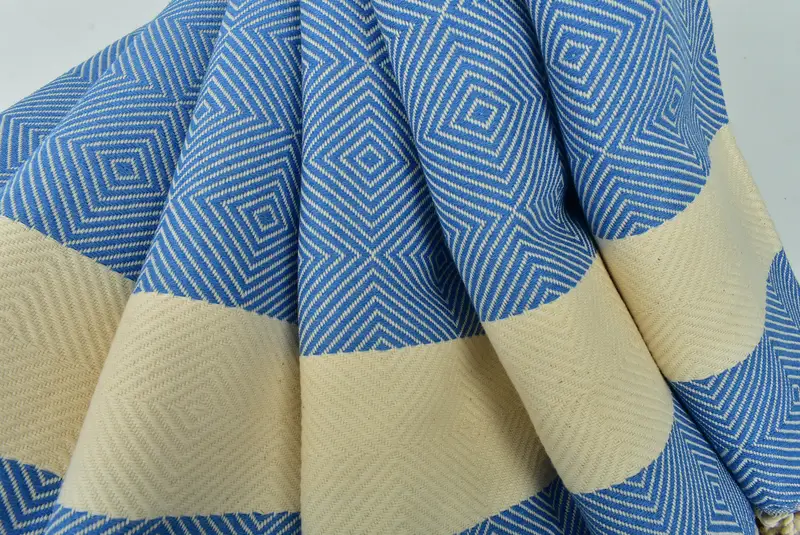 Personalized Wedding Gift, Lightweight Turkish towel, 80x40 Cotton Diamond Towel, Custom Wedding Towel, Decorative Towel, Fouta towel, Xmas Gifts - 5