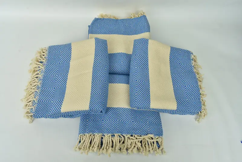 Personalized Wedding Gift, Lightweight Turkish towel, 80x40 Cotton Diamond Towel, Custom Wedding Towel, Decorative Towel, Fouta towel, Xmas Gifts - 6