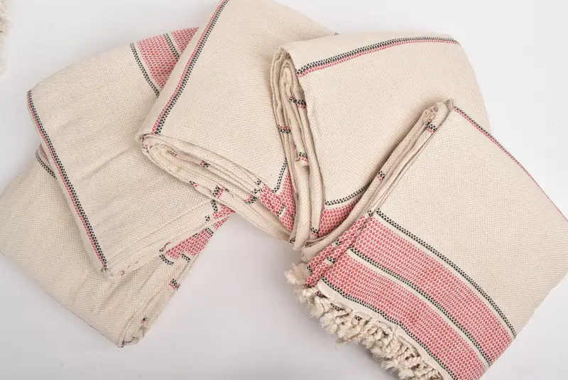 Housewarming Gift, Turkish Towel Blanket, Wedding Favors, Decorative Blanket, 104x96 Cotton Striped Towel, Gift Boxes, Oversized Beach Towel - 3