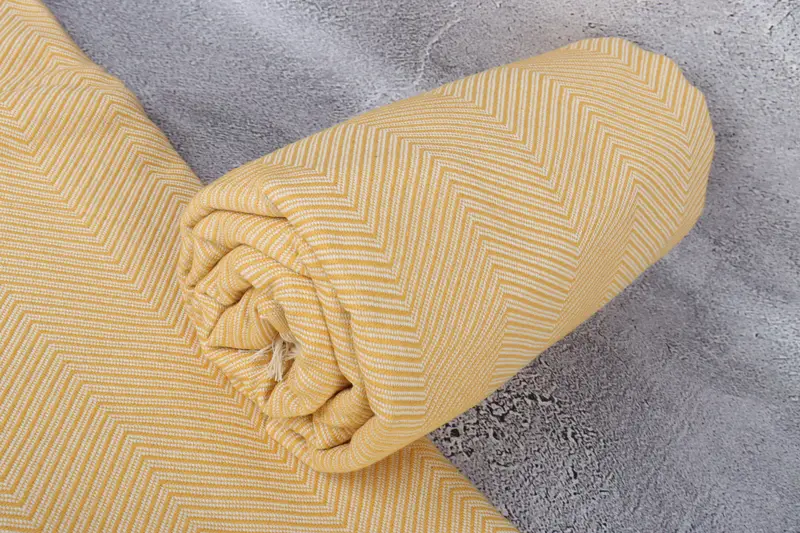 Bedspread, 84x68 Cotton Zig zag Towel, Best Friend Christmas Gift, Personalized Gifts, Custom Blanket, Organic Throw, Beach Theme Wedding Gift - 7