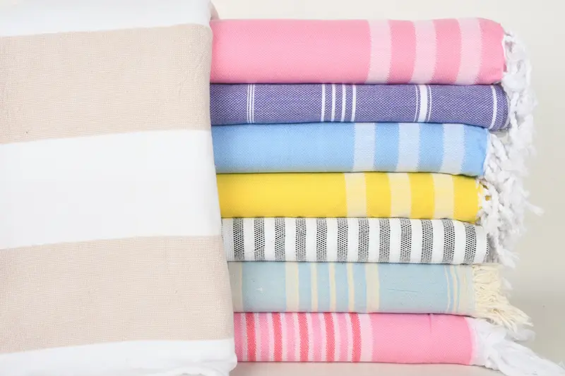 Personalized Turkish Towel, 70x40 Cotton Set of 8 Towel, Embroidery Towel, Travel towel, Vegas Bachelorette Party Favors, Cotton towel, Spa Gift - 1