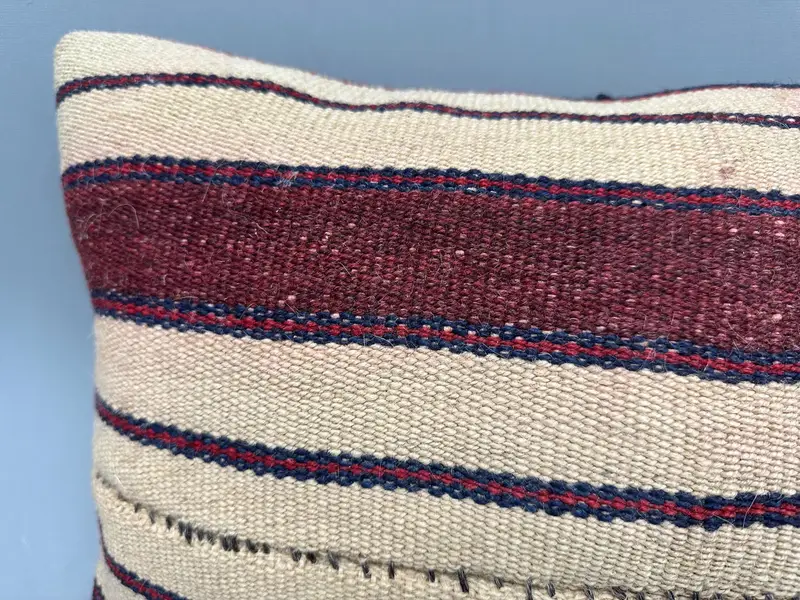 12x20 Beige Pillow Cover, Kilim Pillow Cover, Colorful Cushion Case, Interior Designer Pillow, Cushion, Home Decor Pillow, Floor Pillow - 5