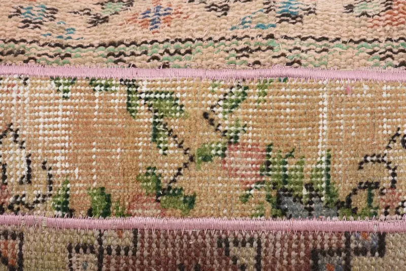 Retro Throw Cushion Cover, 16x48 Beige Pillow Cover, Cushion Cover, Throw Kilim Pillow, Kilim Pillow, Kilim Cushion Sham - 3
