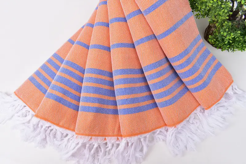 Bridal Gifts, Bachelor Towel, 40x20 Cotton Zig zag Towel, Organic Towel, Gift For Him, Wedding Favors, Turkish Towel Hand Towel, Personalized Gift - 4