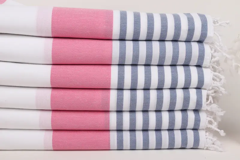 70x40 Cotton Striped Towel, Turkish bath towel, Travel Towel, Thin towel, Personalized Beach Towel, Turkish Bath Towel Set, Best Friend Gift Ideas - 3