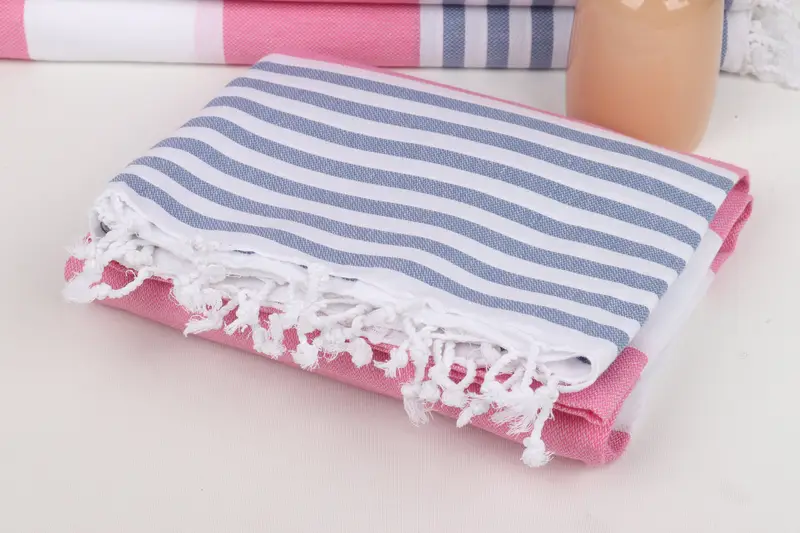 70x40 Cotton Striped Towel, Turkish bath towel, Travel Towel, Thin towel, Personalized Beach Towel, Turkish Bath Towel Set, Best Friend Gift Ideas - 5