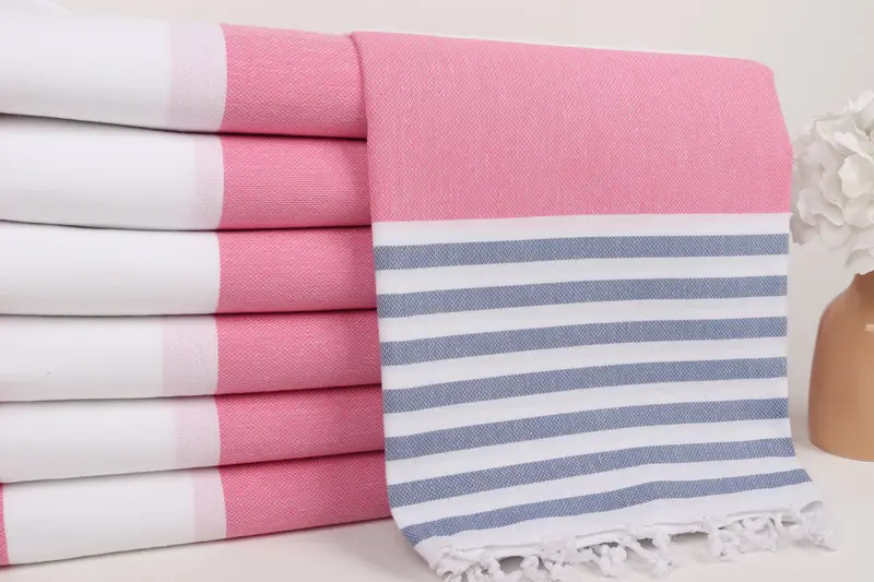 70x40 Cotton Striped Towel, Turkish bath towel, Travel Towel, Thin towel, Personalized Beach Towel, Turkish Bath Towel Set, Best Friend Gift Ideas - 2