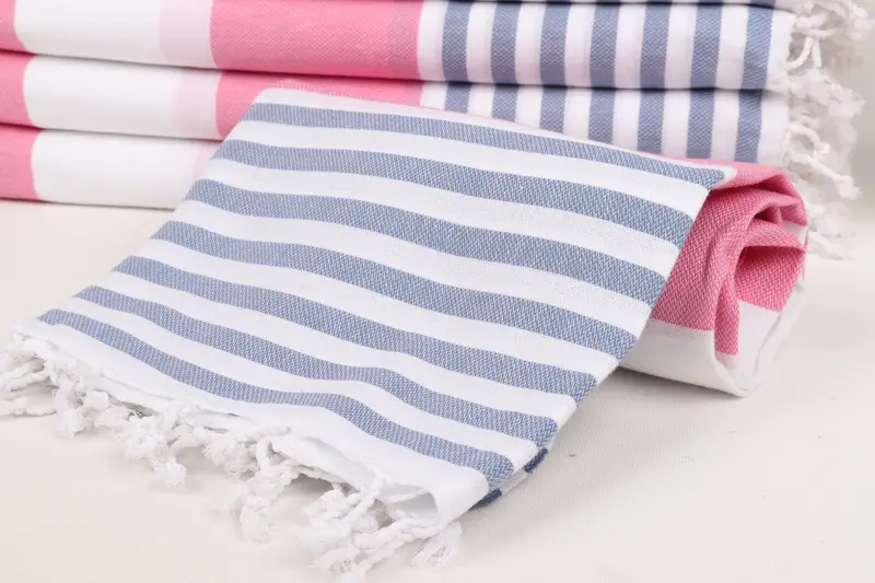 70x40 Cotton Striped Towel, Turkish bath towel, Travel Towel, Thin towel, Personalized Beach Towel, Turkish Bath Towel Set, Best Friend Gift Ideas - 4